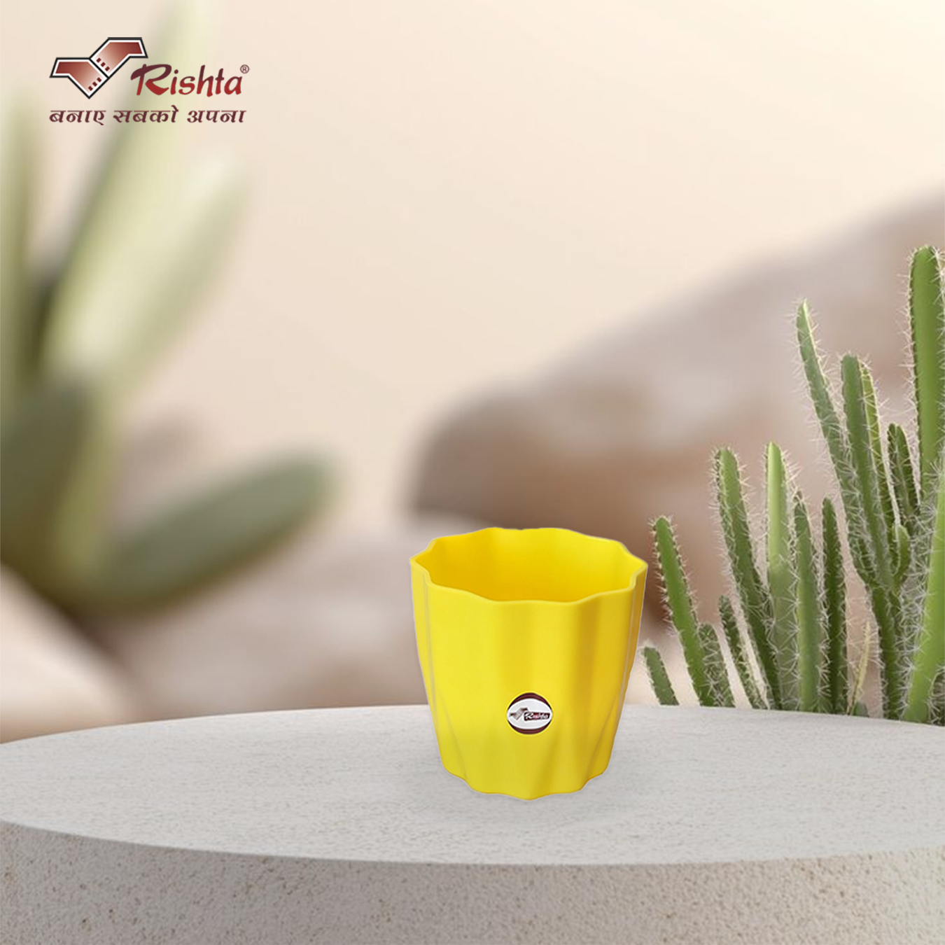 Rishta® Lotus Planter Pot - Set of 5pc - Image 5