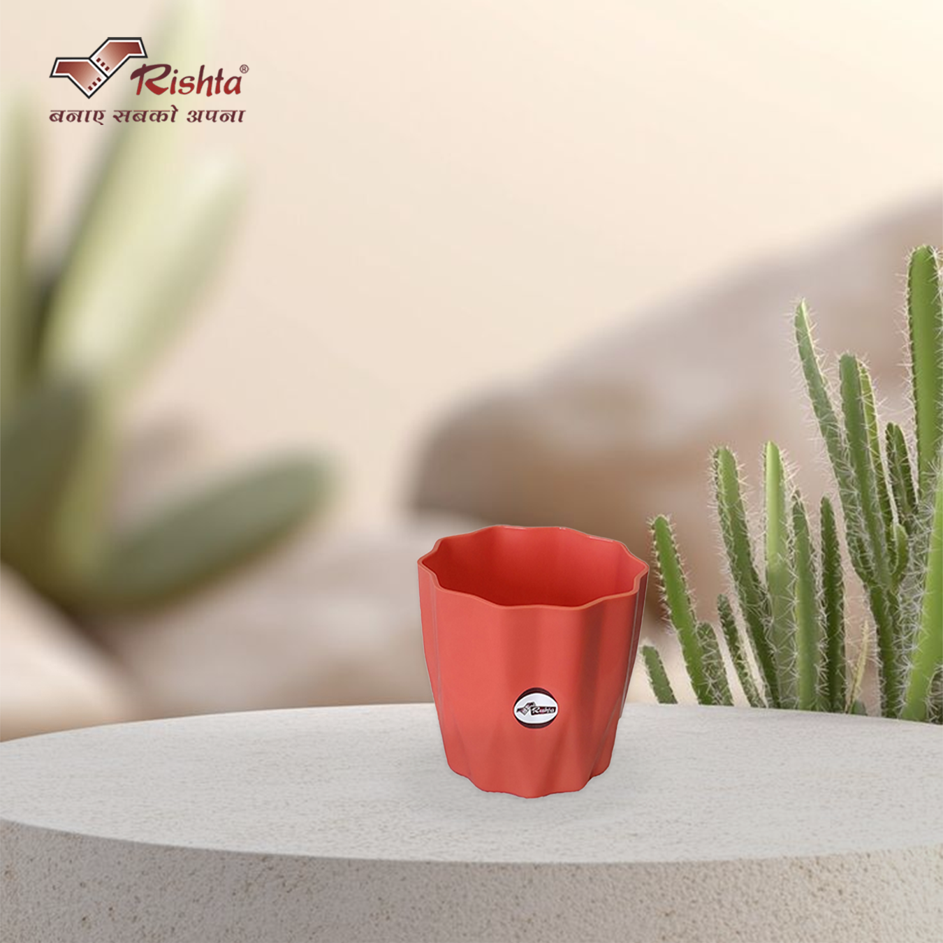 Rishta® Lotus Planter Pot - Set of 5pc - Image 6