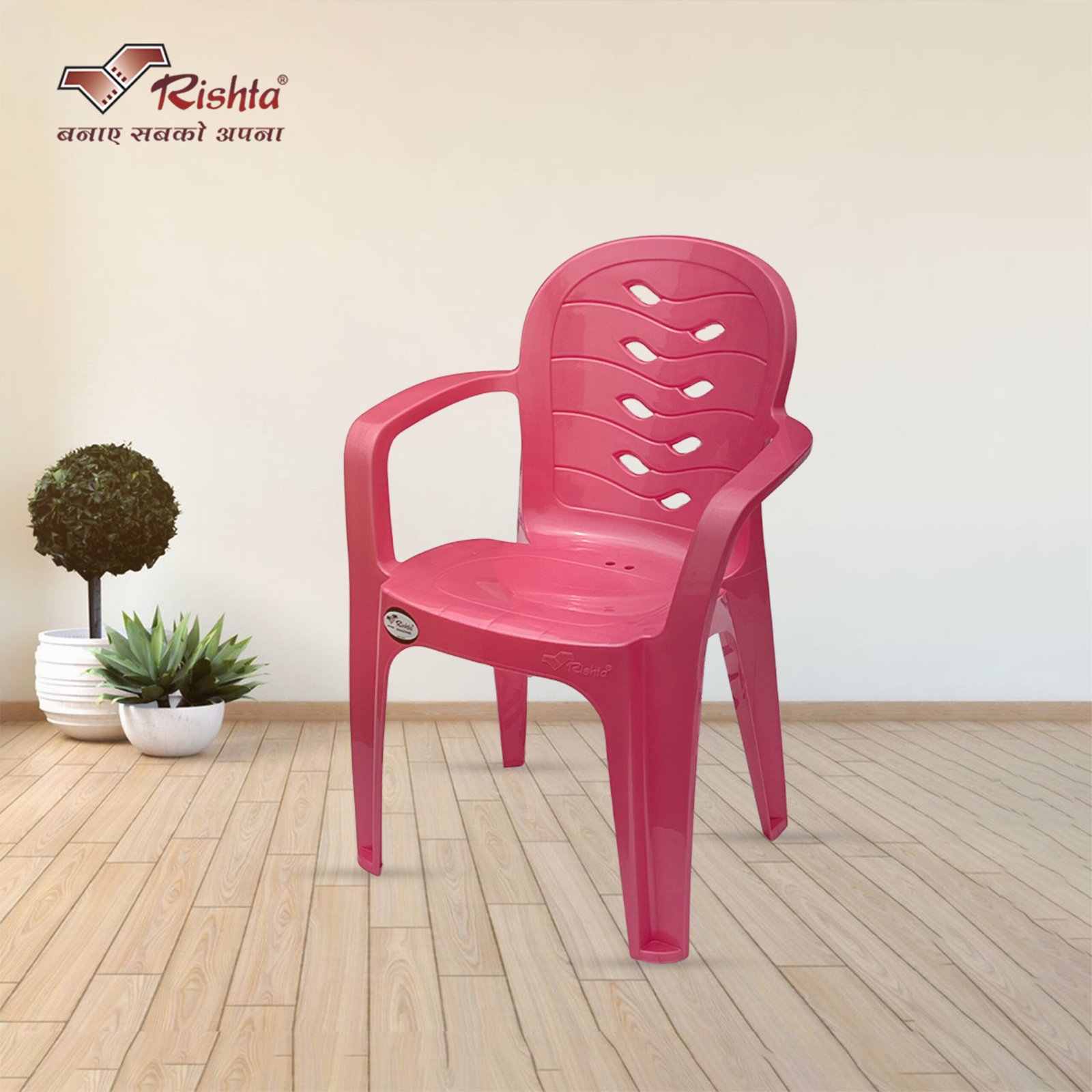 Baby Chair Tiny Trone (Leaf Flow) - Image 3