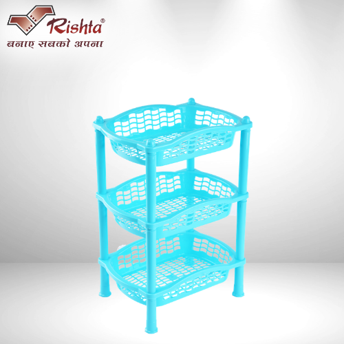 Rishta Plastic Multipurpose Storage Rack - Image 7